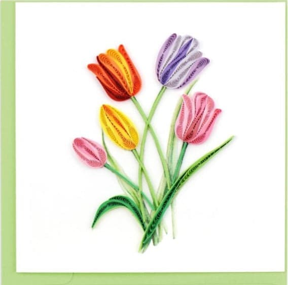Colorful Tulips Greeting Card BL1308
