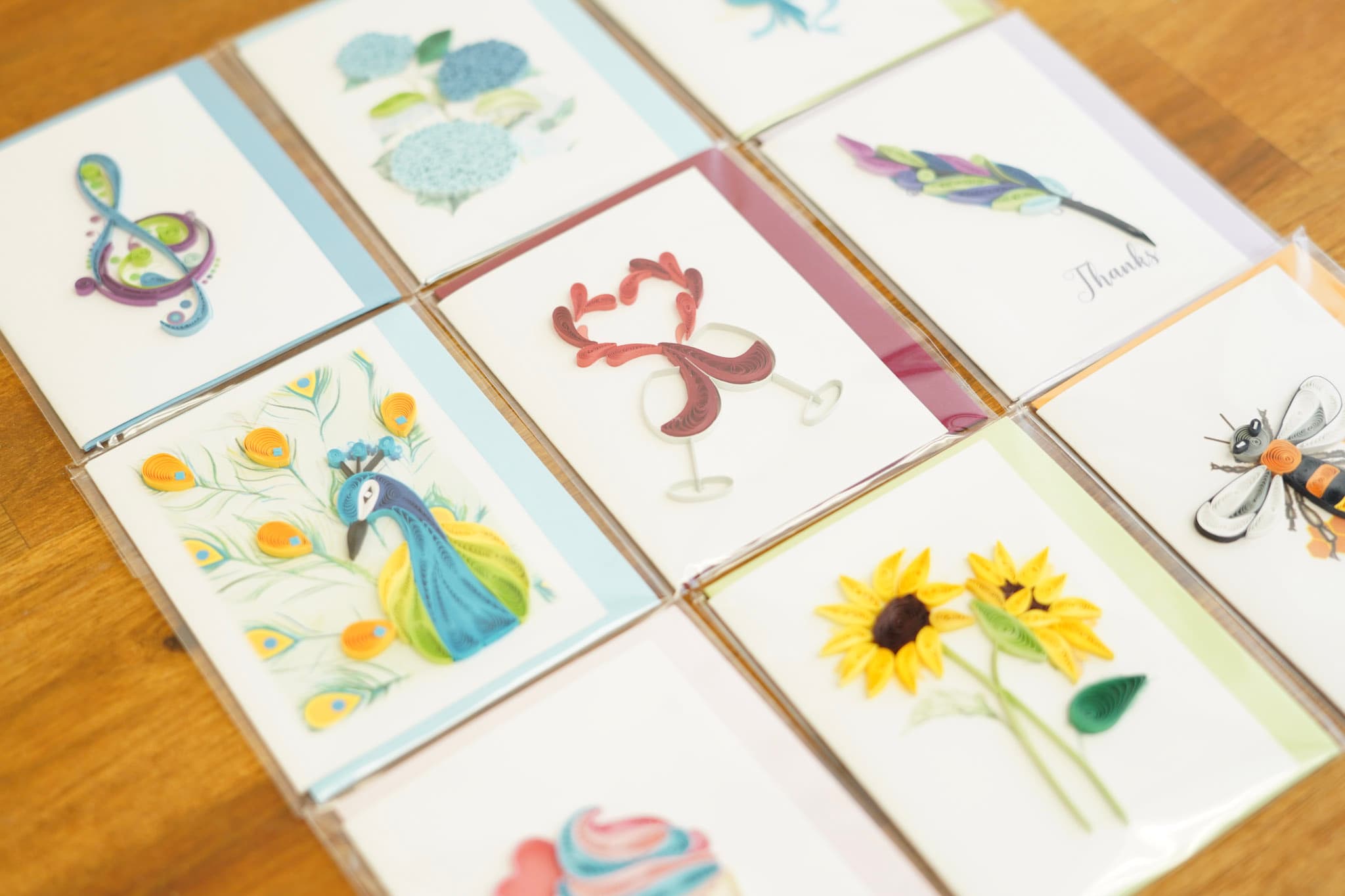 Quilled Gift Enclosures Flowers Image
