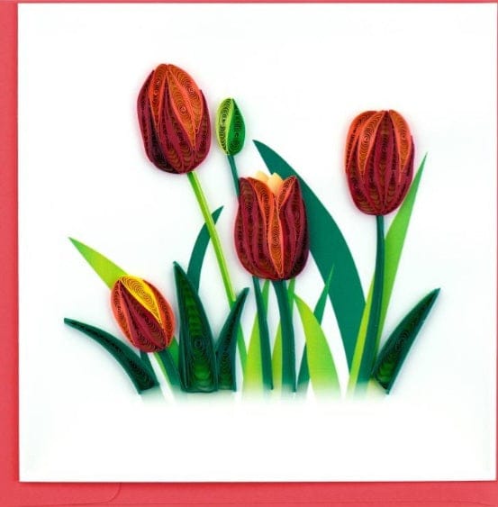 Red Tulip Greeting Card BL901