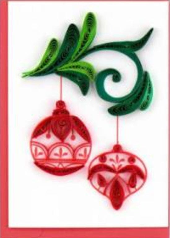 Red Ornament Gift Enclosure GE533